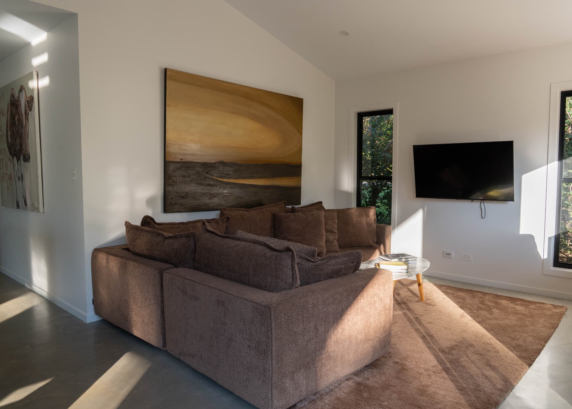 Living room in afternoon light