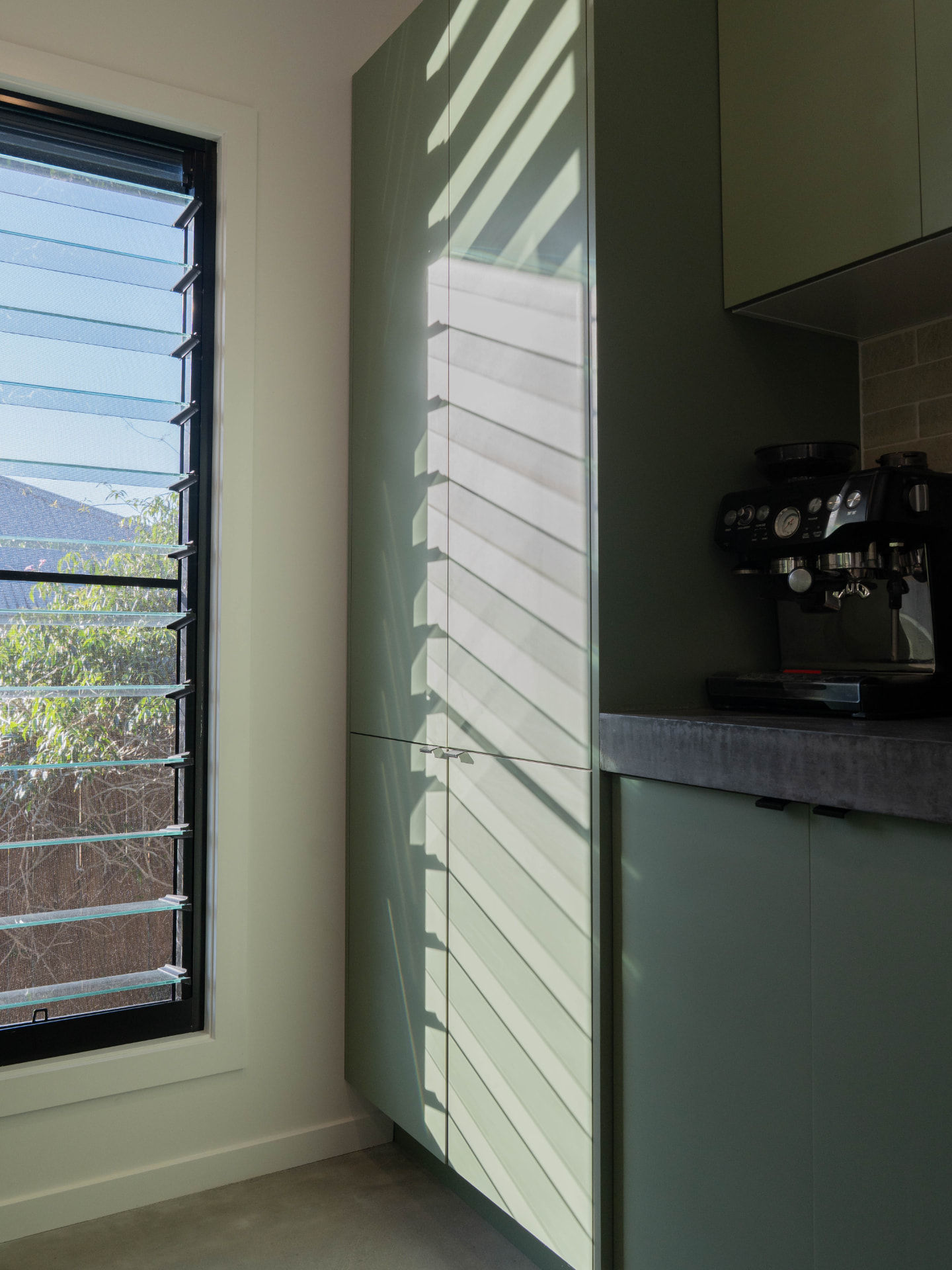 Custom floor-to-ceiling joinery in a finished home